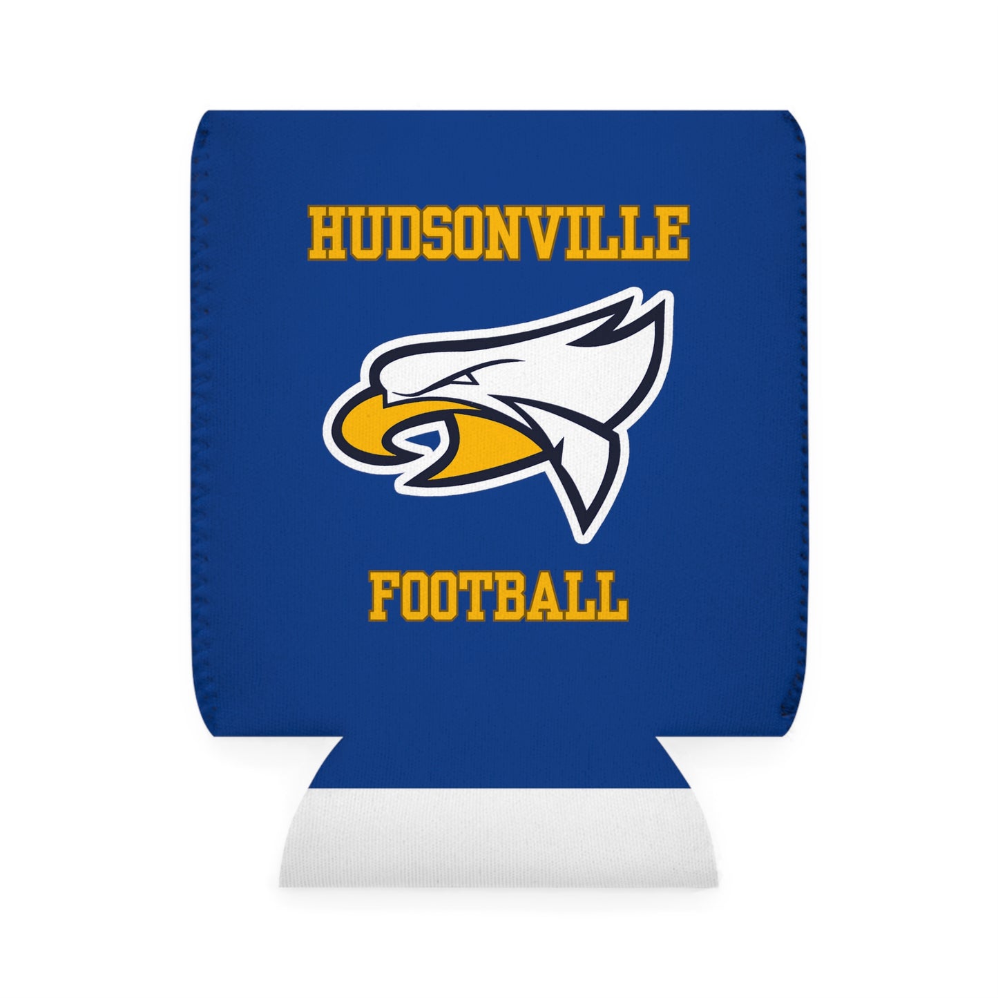 Hudsonville Football Blue Can Cooler Sleeve