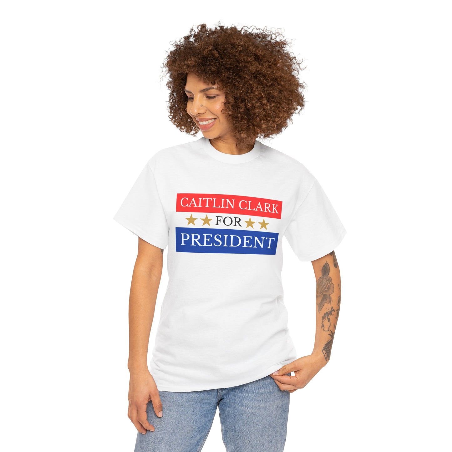 Caitlin Clark for President T-shirt