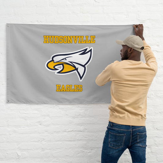 Hudsonville Eagles Gray Flag